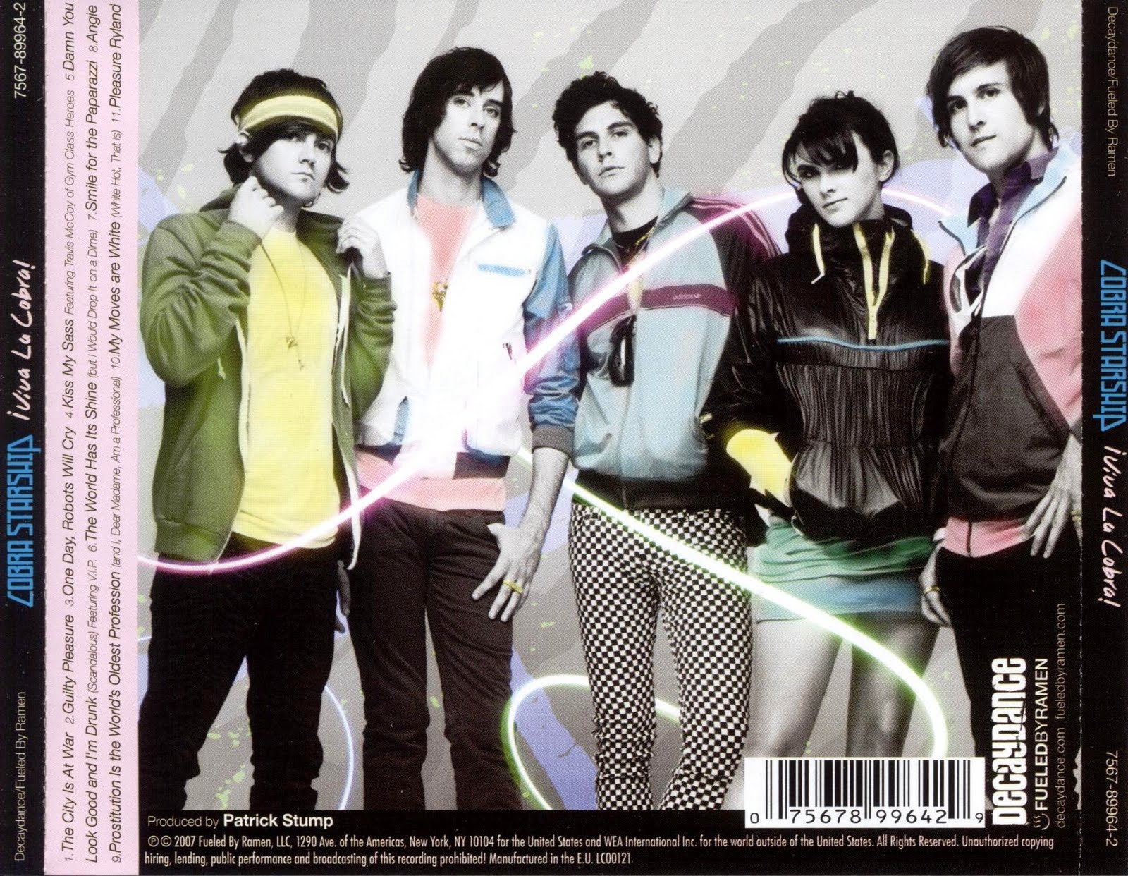 Encarte Cobra Starship ¡ Viva La